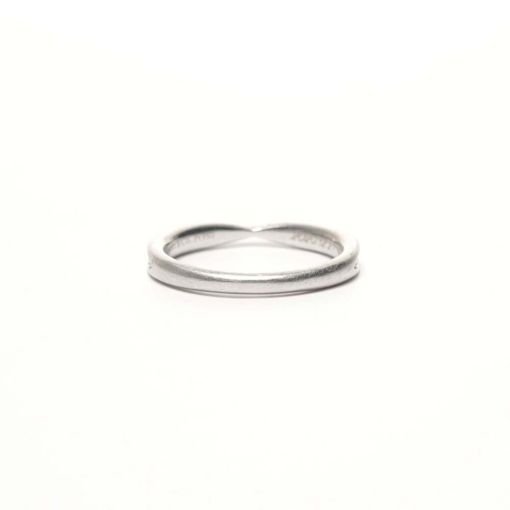 TIFFANY Silver Diamond Ring - Picture 3 of 7